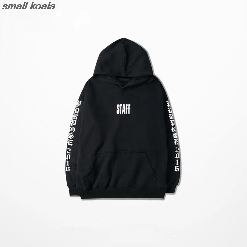 Justin Bieber Purpose Tour Hoodies Sweatshirts Men Women Staff Hoody Sweatshirt Hip Hop Autumn Winter Streetwear Fleece Hooded