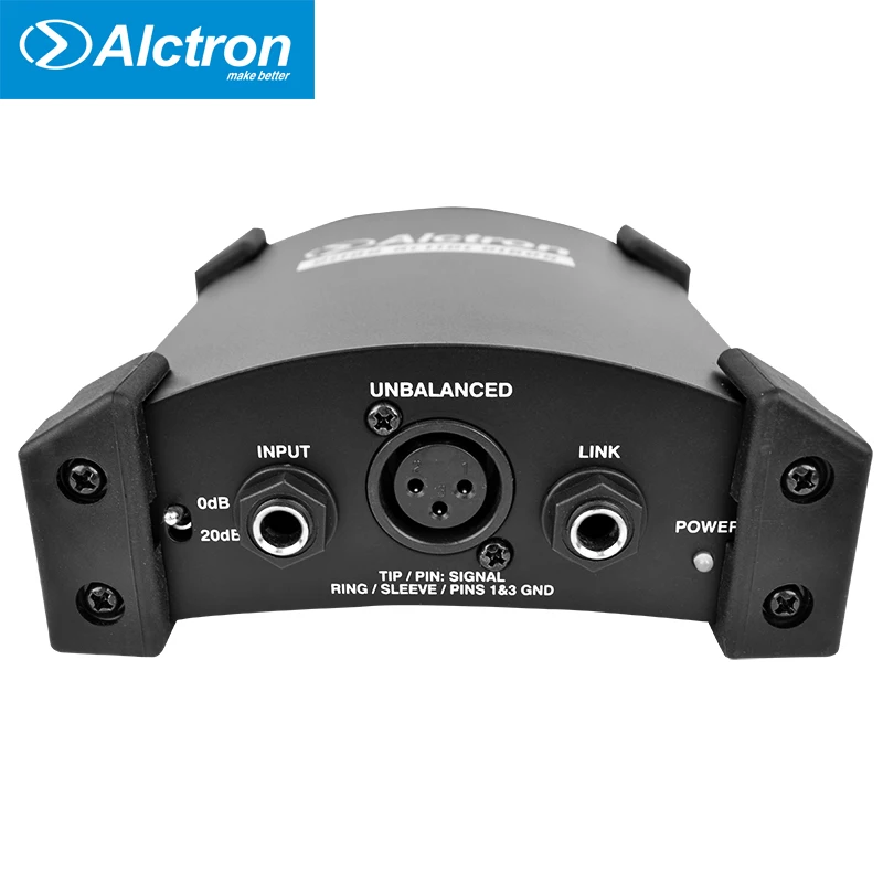100% Оригинальный активный бокс Alctron DI100 используется для записи гитары и