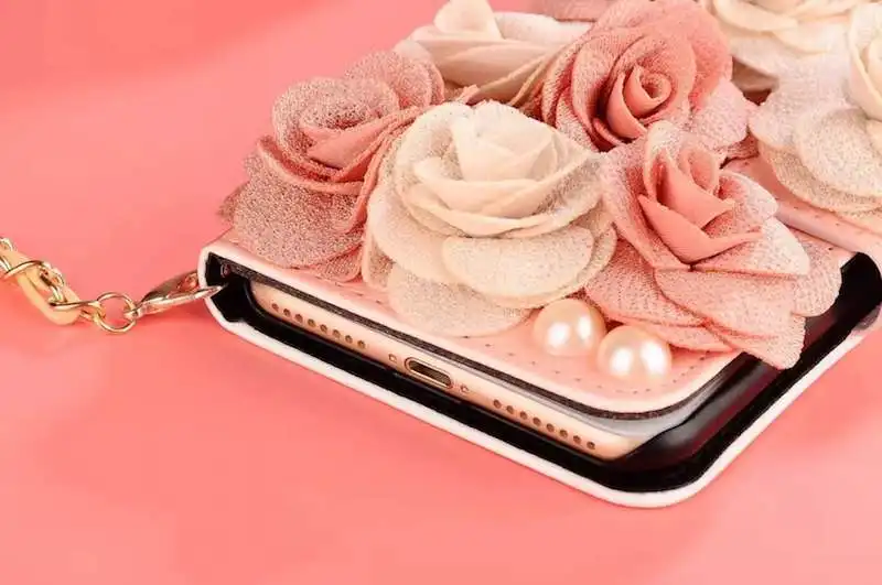 Элегантность Роскошные 3D розы чехол для телефона для iphone 6 6s 7 8 плюс 10 X Веревка wattle чехол для iphone xs max xr 7 6s