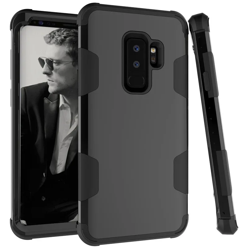 Funda de uso rudo para Samsung S dual layer dual color