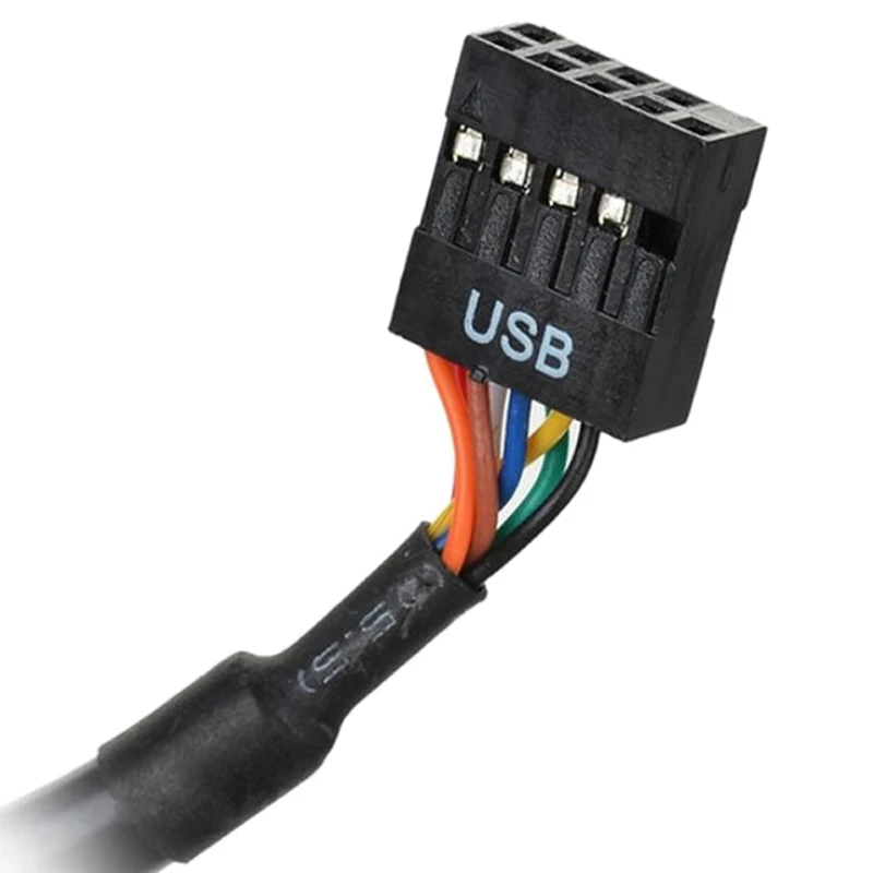 1 шт. USB 2 0 мужчина к 3 женщина 19/20 Pin 9 Материнская плата адаптер Шнур|Компьютерные