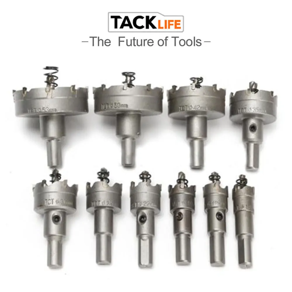Alloy 10 Pcs Drill Tool Hole Saw Carbide Tip Portable Holes Awbit Stainless Steel Metal Power Tools Durable Alloy 10 Pcs Drill Tool Hole Saw Carbide Tip Portable Holes Awbit Stainless Steel Metal Power Tools Durable