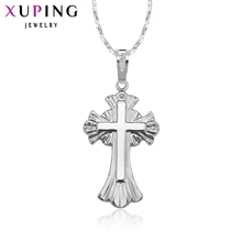 Xuping אופנה תליון אופנה צלב צורת תליון צבע מצופה מקסים תכשיטי חג המולד מתנות S1.4 \ S31, 3-31984(China)