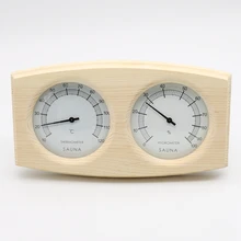 Двойная сауна аксессуар деревянный гигротермограф термометр гигрометр сауна комната