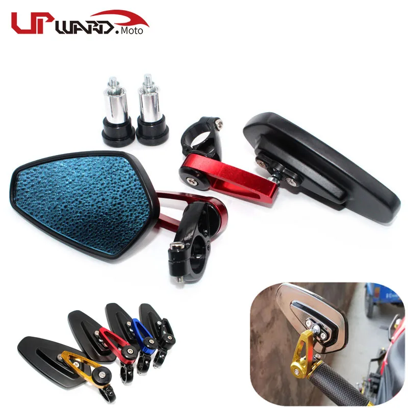 

Rearview Side Mirrors For SUZUKI GSX-R600 GSX-R750 GSX-R1000 GSXR600 GSXR750 GSXR1000 Motorcycle 22mm 7/8"Handle Bar Grips End