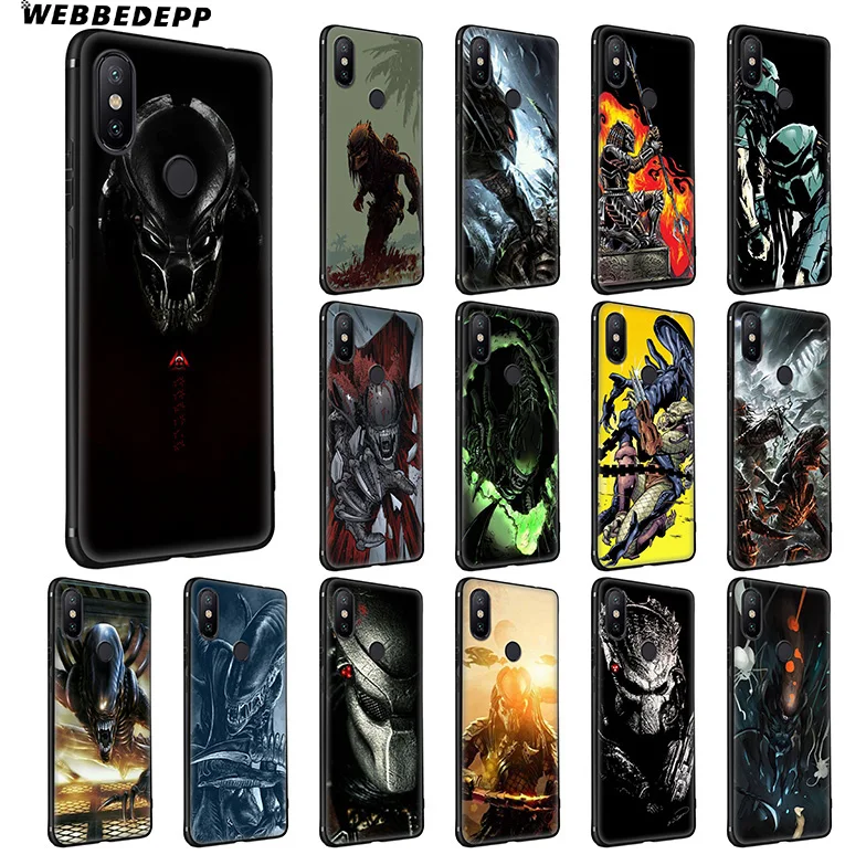 WEBBEDEPP Xenomorph Aliens predator мягкий силиконовый чехол для Xiaomi Redmi Note 7 6 6A 5 4 4X 4A S2 Plus Pro Lite Go |