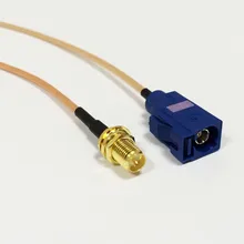 5 шт. RP-SMA женский с мужской в Fakra C женский разъем соединительного кабеля RG316 15 см "