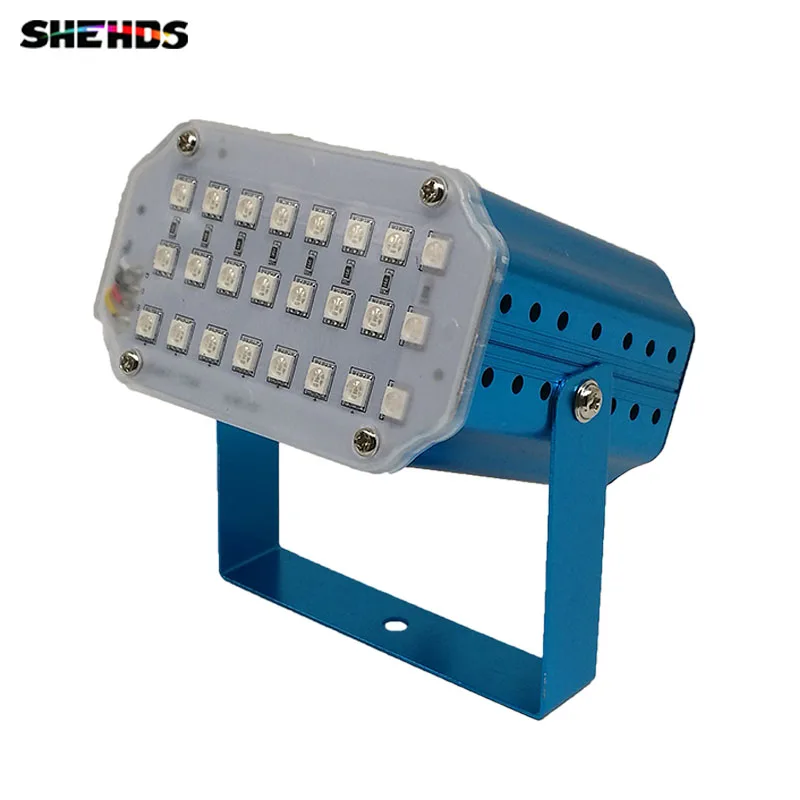 

2pcs/lot Mini Sound Control Strobe Light 24LEDs Stroboscopic DJ Stage Disco Effects Party Strobe Lights Sound Mode Music Show