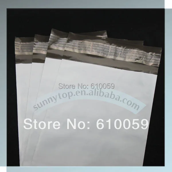 " x 12"(23x30,5 см) белые конверты Poly mailer пластиковые почтовые пакеты
