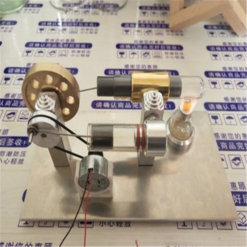 Обновленная модель двигателя Стирлинга, строительные наборы для образования, DIY модель игрушки, подарок для детей, ремесло, украшение, игрушка для обнаружения