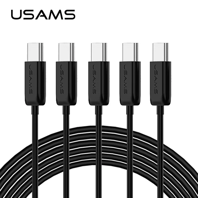 5 шт./партия Тип C usb кабель USAMS зарядки и синхронизации для почти все тип c