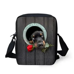 Forudesigns/3D Собака животных мини Сумочка Мужская Сумка дорожная мужская сумка через плечо высокое качество Для женщин сумки Mochilas Infanti