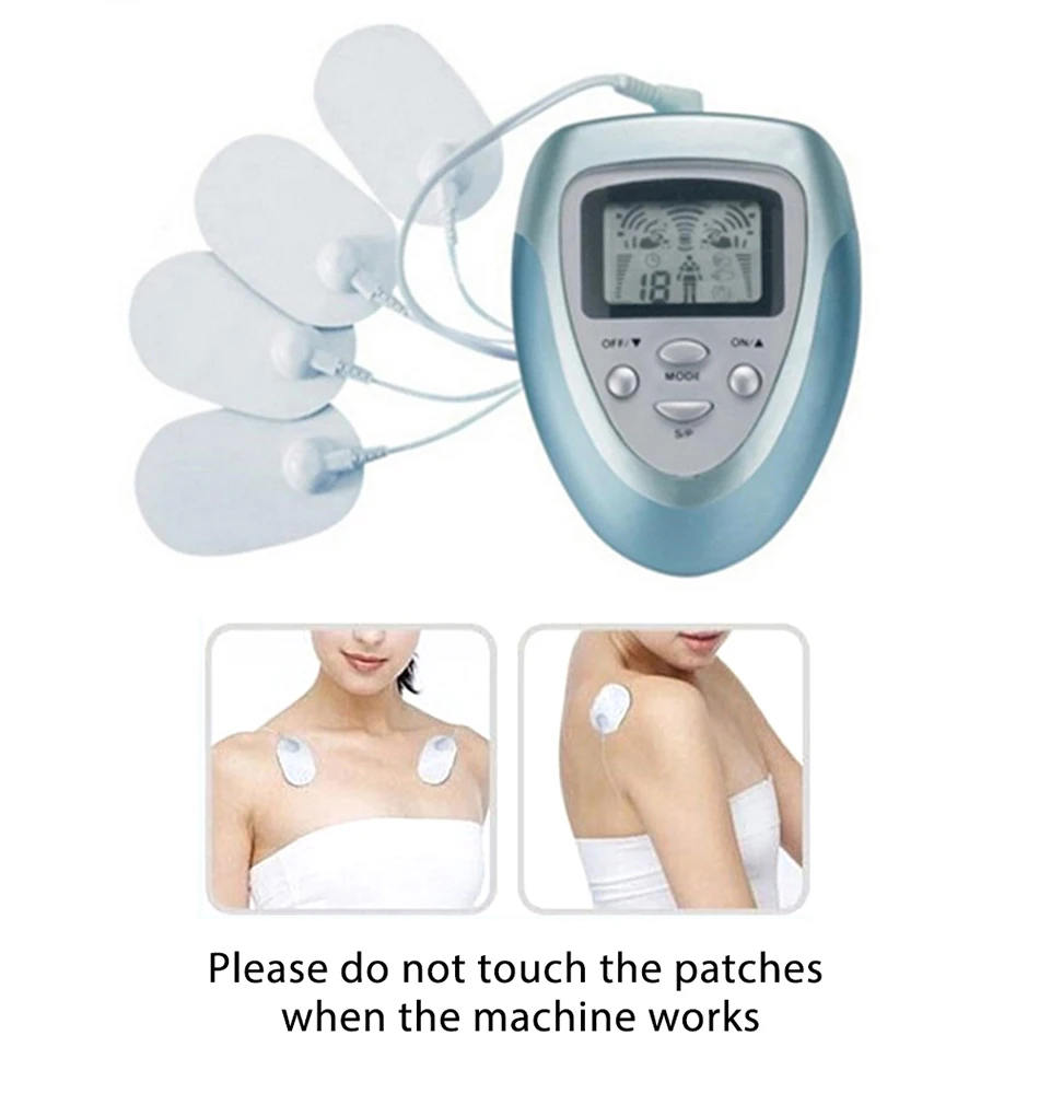 Электронный Tens миостимулятор физиотерапевтический аппарат для похудения продукт стимулятор мышц электроды клей физиотерапия