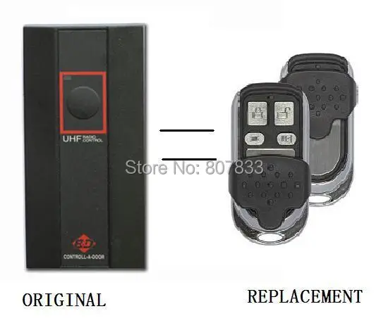 

free shipping B&D GARAGE DOOR REMOTE CONTROL MPC2 TX318 Controll-A-Door UHF BND MPC 2