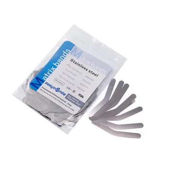 

Easyinsmile Composites Stainless Steel Matrix Bands Dental, 0.04mm 144 pcs/pack