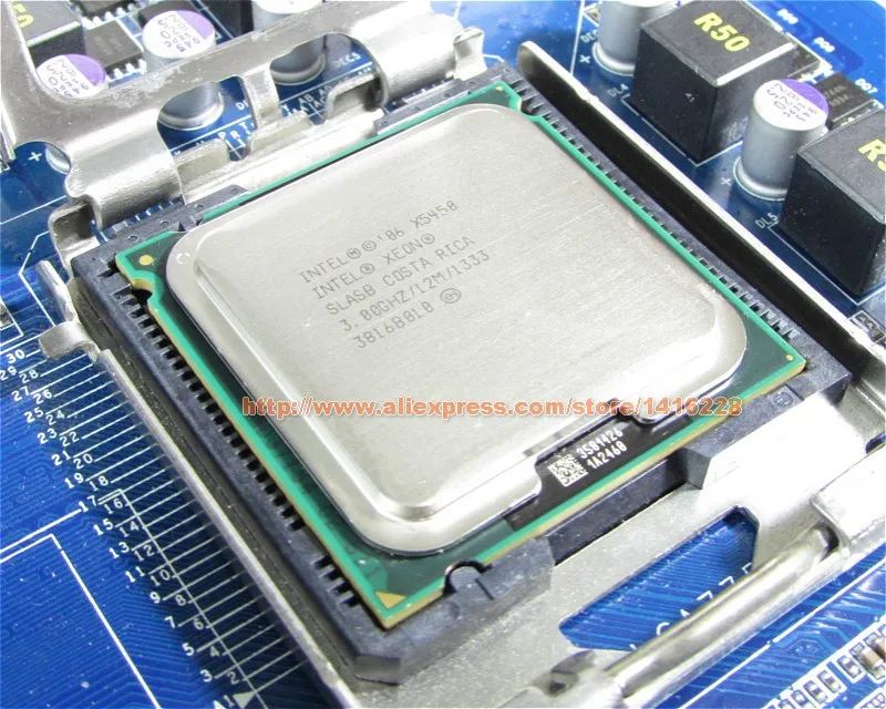 Xeon X5450 Processor 3.0GHz 12MB 1333MHz SLBBE SLASB Close to Core 2 Quad q9650 works on LGA775 motherboard