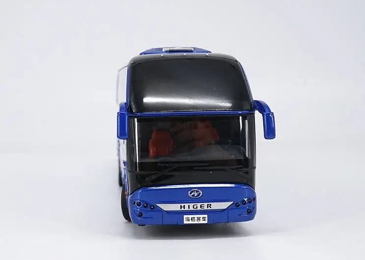 Сплавочная модель подарок 1:42 весы KingLong/Higer H92 KLQ6125B путешествия транзитный автобус литая машинка игрушечной модели коллекции украшения