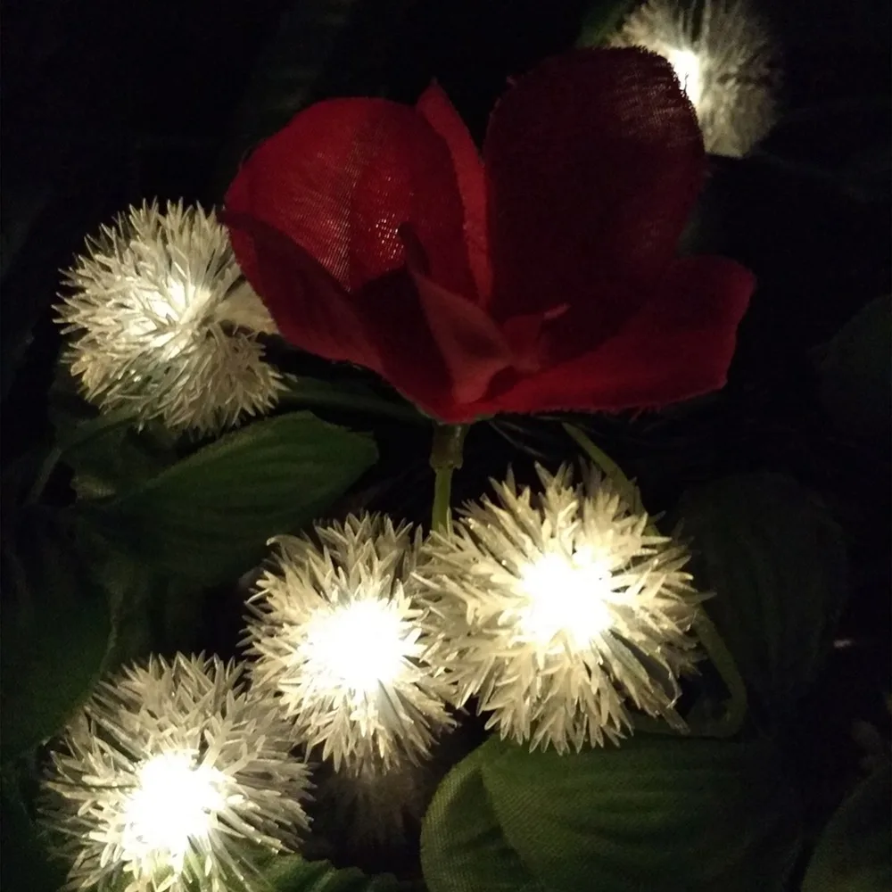 YIYANG 12 м 100 светодиодный подвесной светодиодный солнечный светильник декоративная светящаяся гирлянда для Новогодняя вечеринка открытый сад патио Фонари