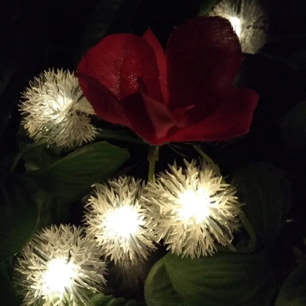 Ball Waterproof Snowball Colorful LED Fairy Light String For Outdoor Christmas Decoration, AA Battery Operated  (5)