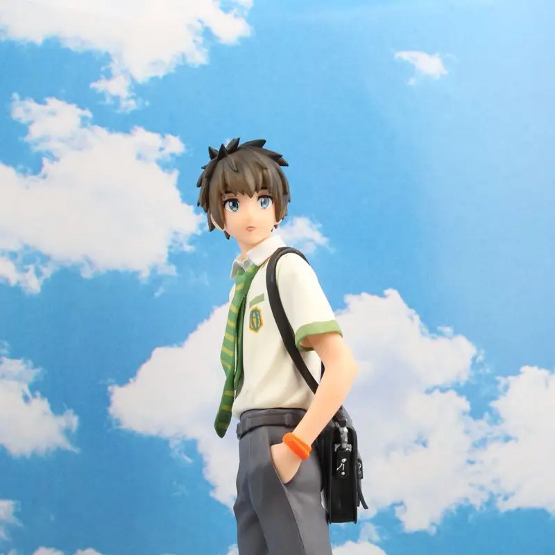 22-23 см 2 шт./лот ПВХ японского аниме figur kimino na wa Miyamizu Mitsuha ваше имя Tachibana Taki фигурка модель