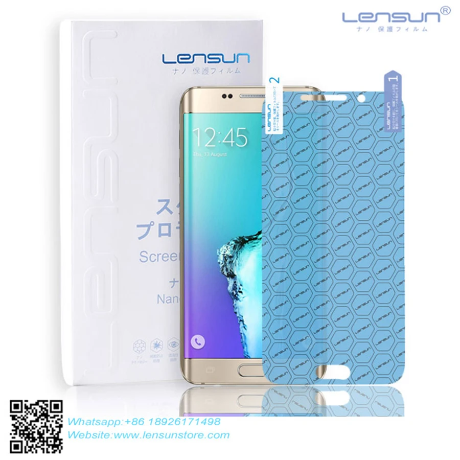 LENSUN Nano technology Защитная пленка для экрана samsung Galaxy S6 Edge Plus