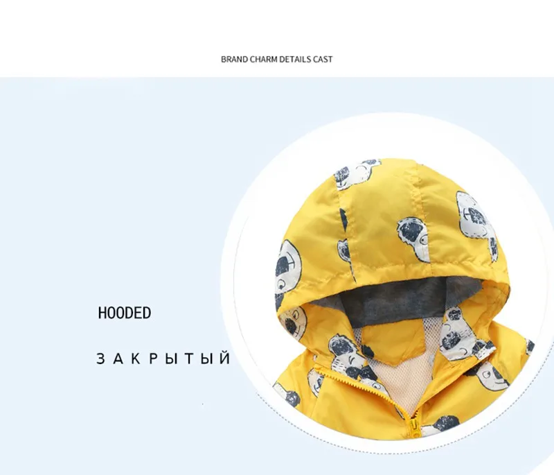COOTELILI Kids Jacket For Girls Boys 2018 Autumn Hooded Children Clothes Active Baby Boys Coat Windbreakers Baby Clothing  (4)