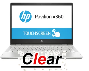 

2PCS Ultra Clear Screen Protector Cover Filter for 14" HP Pavilion x360 14t 2 in 1 Touch Laptop -2018-