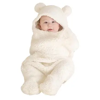 

Baby Sleeping Bag Newborn Leg-splittering Swaddling Clothes Warm Velvet Baby Blanket 0-24 months