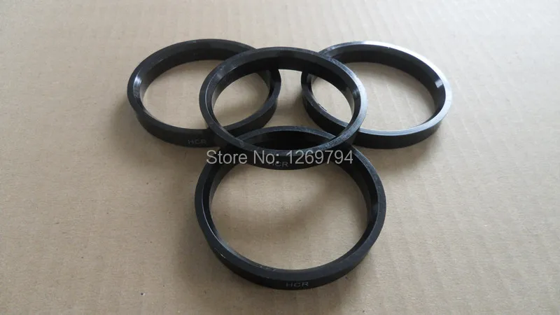 Set of 4 Polycarbonate Plastic Hub Centric Rings 65 1 ID 73 OD Hub Centric