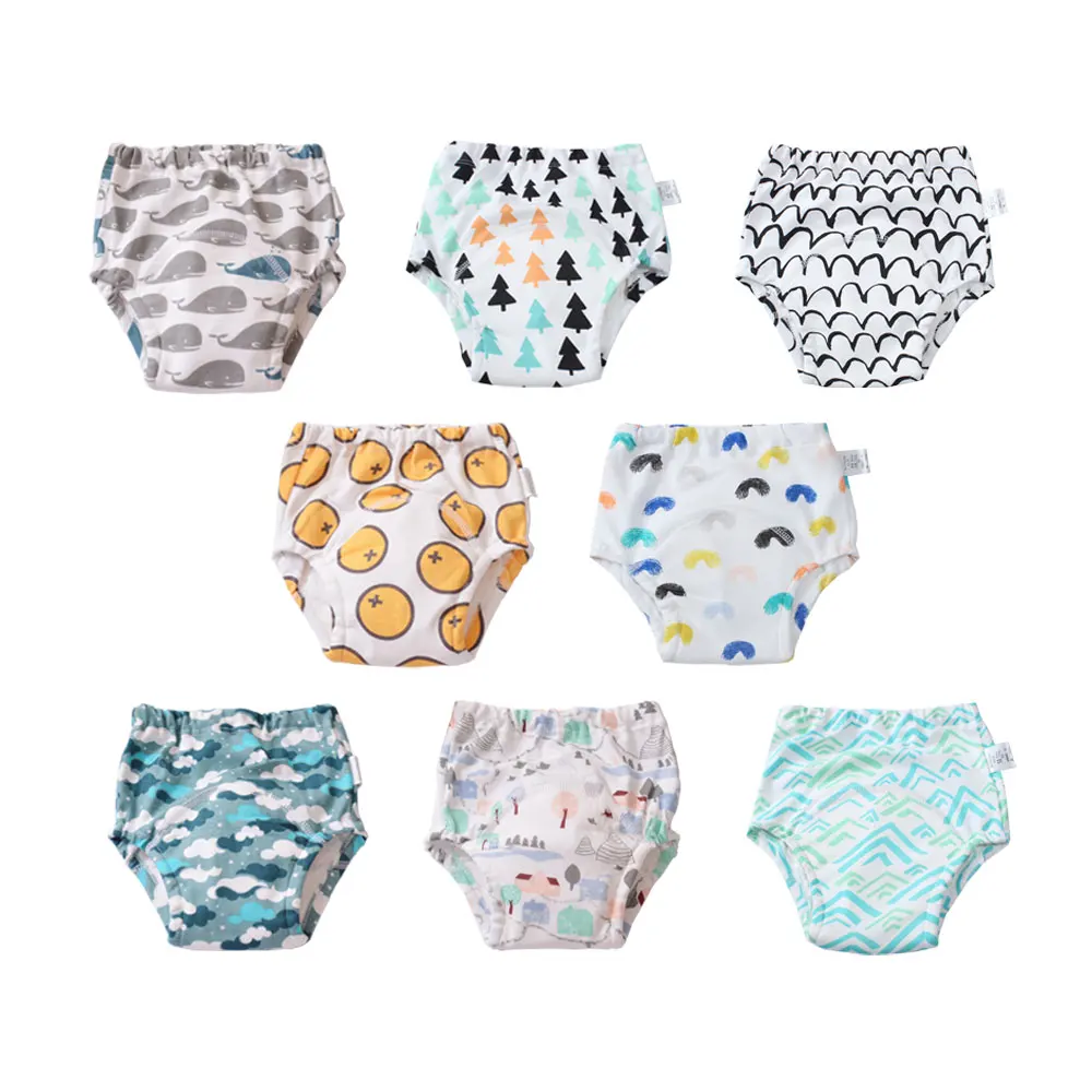 Baby Cotton Training Panties Diapers  Training Pants Baby Underwear - 3  Pcs/lot Baby - Aliexpress