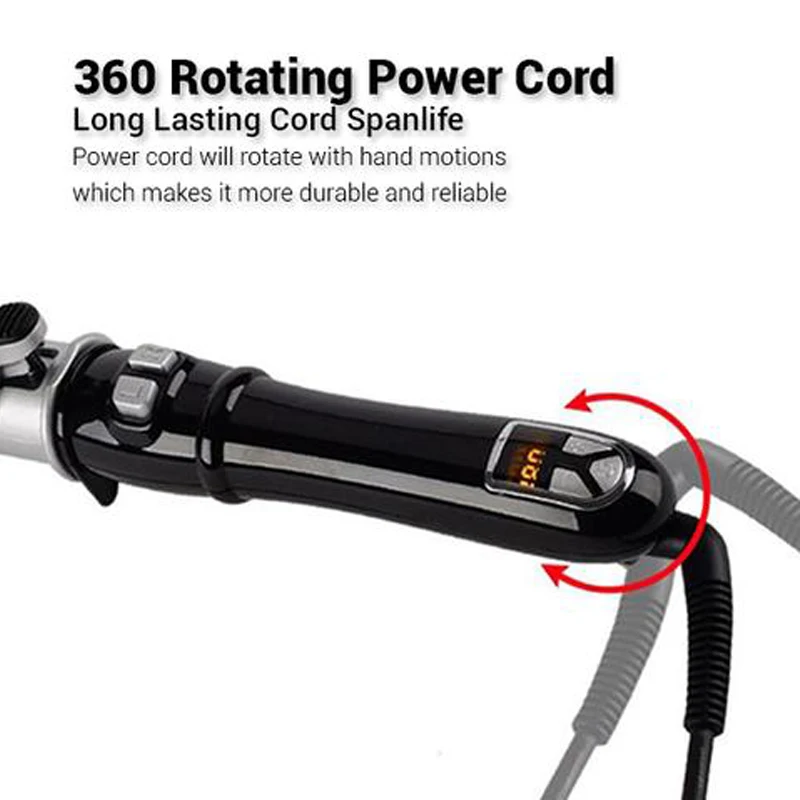 Auto Hair Curler Curling Iron Automatic Easy Styling Hair Curler Ceramic Curling Wand Heating Hair Roller Auto Styling Tools 9