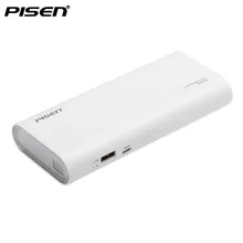 PISEN LED 10000mAh 18650 Powerbank LCD Display Powerbank 2A/1A Fast Charger External Power Bank For iPhone For Xiaomi For Tablet