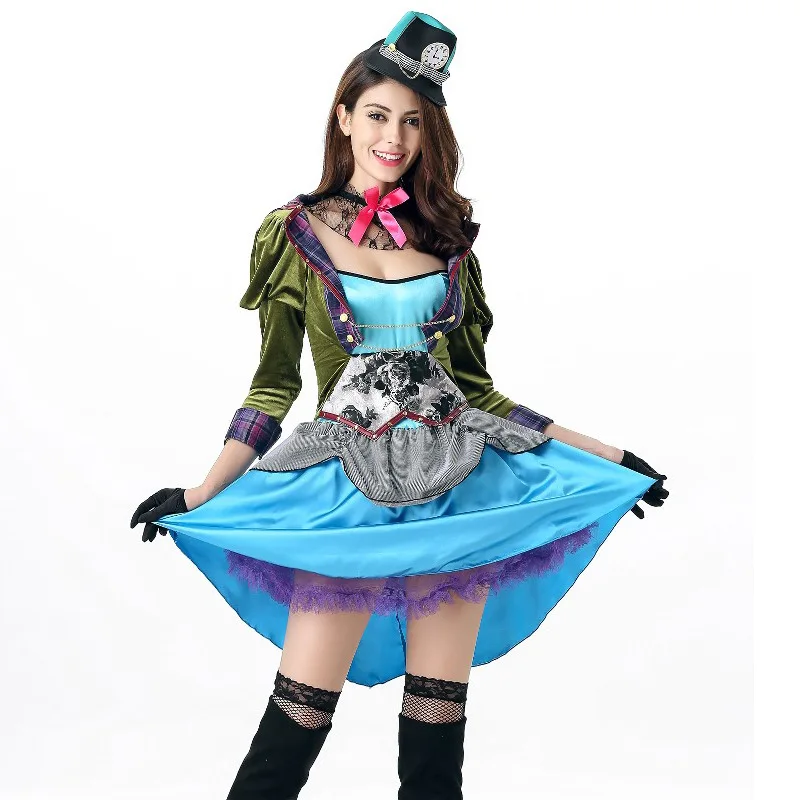 Halloween Queen Alice In Wonderland Cosplay Costu