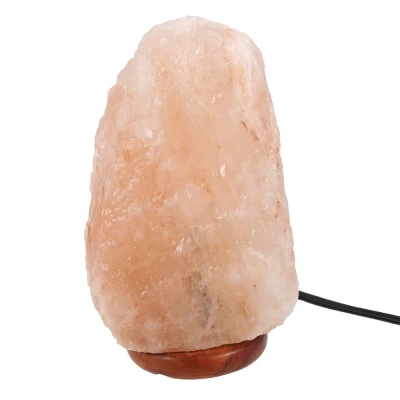 

Natural Shaped Salt Rock Lamp with Dimmer Switch that release negative ions and purify the air,Peace of mind for you