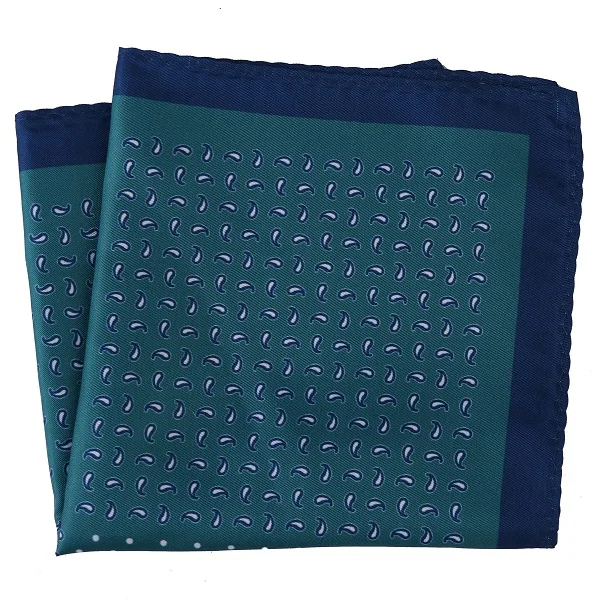 DPH024 Pocket Square Портной Смит 30x30 см Карманный квадратный Пейсли Карманный квадратный модный мужской платок цветочный полосатый платок Карманный мужской - Цвет: DPH024 Pocket Square