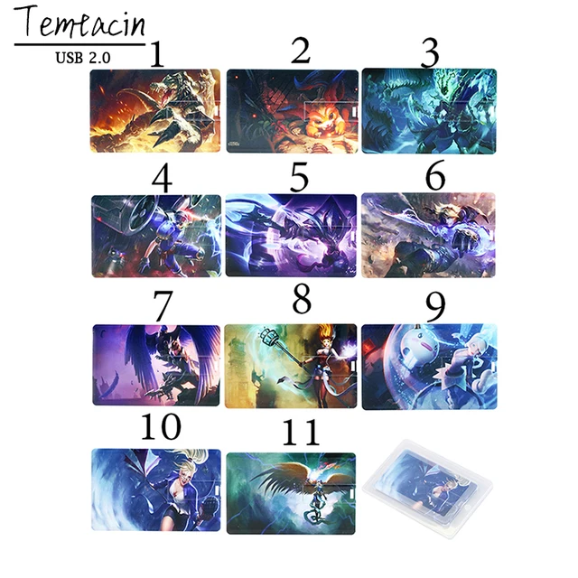 Special Offers New Arrival League Of Legends LOL Model 4GB 8GB 16GB 32GB USB 2.0 Memory Stick Flash Pen Drive Pen Drive PenDrive USB Drive