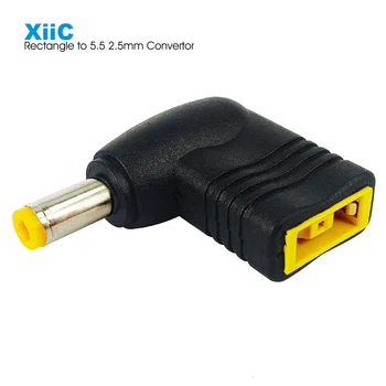 

11*5.0mm Rectangle Female to 5.5 2.5mm Male DC Convertor Adapter Jack For Lenovo ThinkPad Laptop or Universal Notebook Adapter