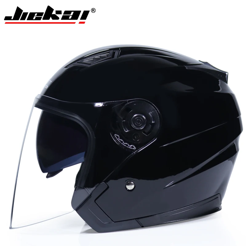 Шлем moto rcycle с открытым лицом для мотоцикла cicleta cascos para moto racing moto rcycle винтажные шлемы с двойным объективом JK-516 - Цвет: 6