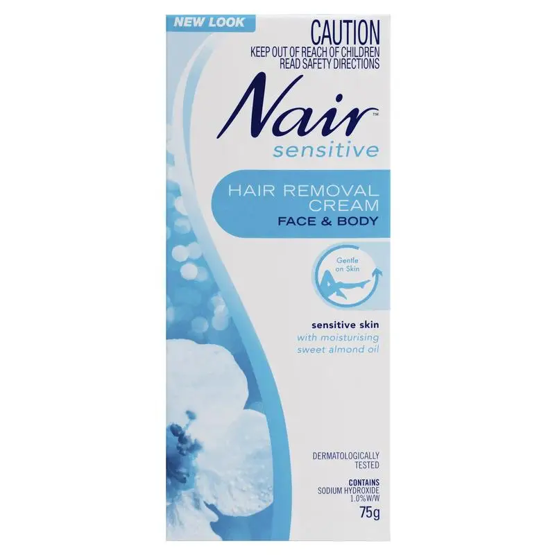 Original Australia Nair Sensitive Hair Removal Cream Gently & quickly remove hair around sensitive areas Cream for Hair Remover