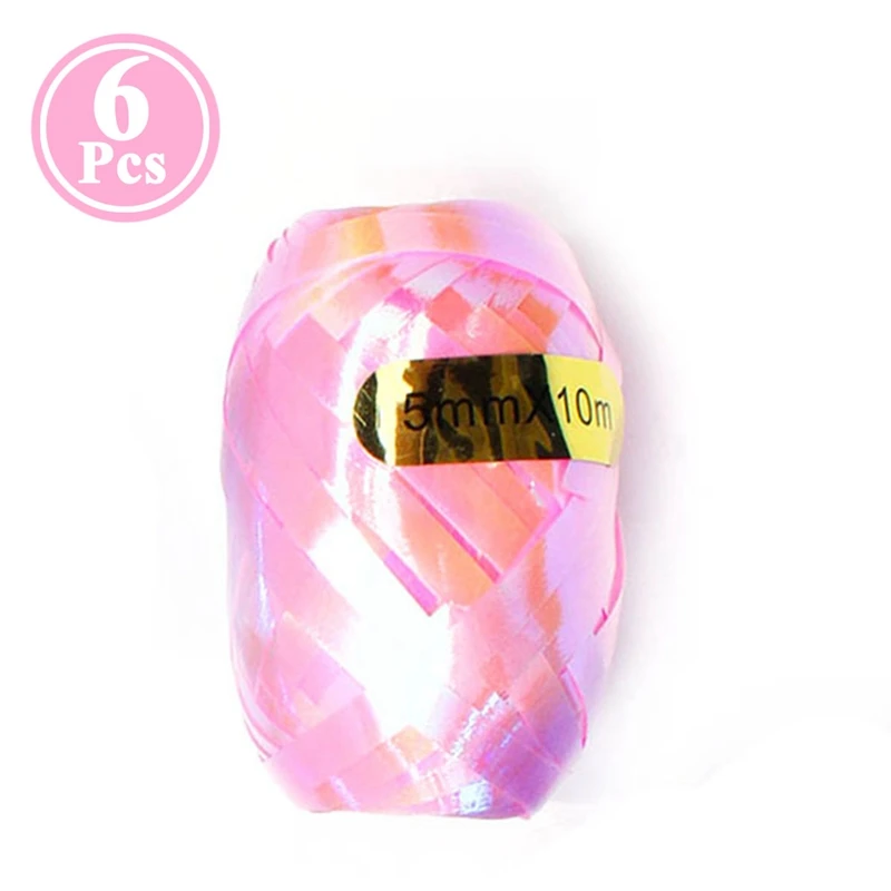 Pink Balloon Ribbon 10 шт смешанный воздушный шар "Конфетти" украшения для дня рождения для детей и взрослых пол раскрывает Babyshower Свадебные выпускные принадлежности - Цвет: Pink Balloon Ribbon