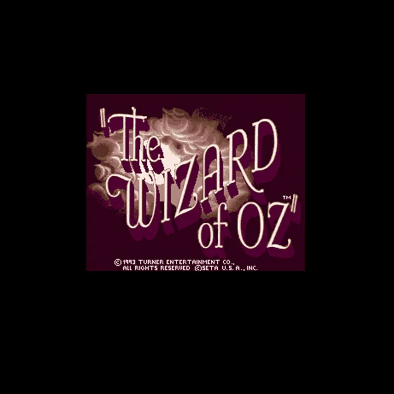16-битная большая серая игровая карта Wizard of Oz для игроков NTSC Прямая поставка |