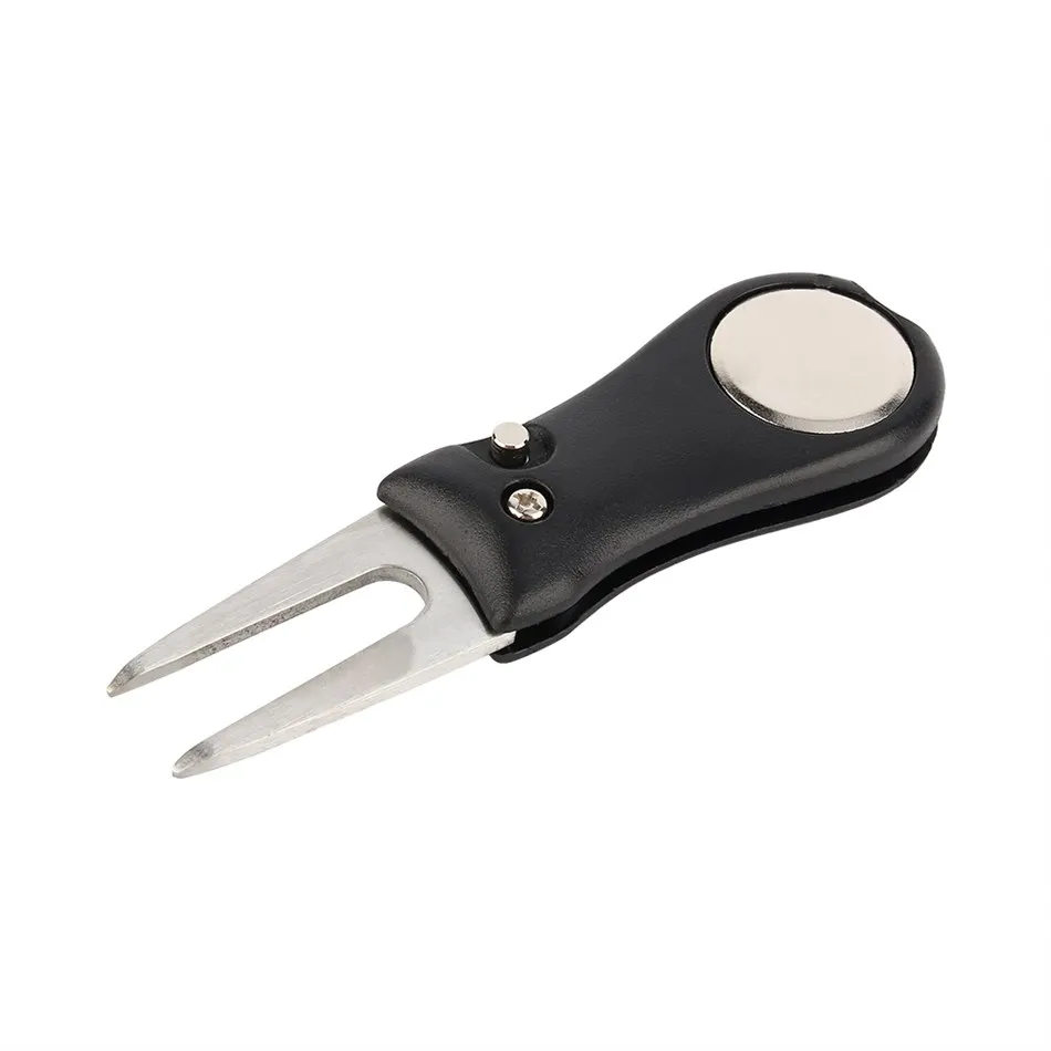 

Golf Ball Divot Tool Golf Pitch Fork Putting Green Repair Kit Golfer Training Accessories Pitch Groove Cleaner