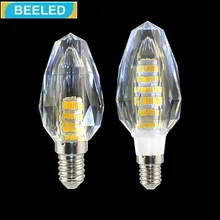 LED Bulb Light led E14 5W 7W Light Bulb 220V Crystal lamp chandelier Home Living Room Energy Saving lighting 1 Pack led light enwye e14 led candle energy crystal lamp saving lamp light bulb home lighting decoration led lamp 5w 7w 220v 230v 240v smd2835