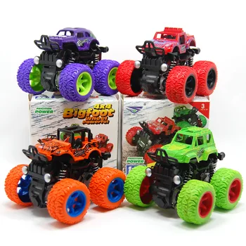 

Inertial Four-wheel Off-road Vehicle Shockproof and Shock Absorber Boy Simulation Toy Stunt Rocking Bigfoot Car Model Boy Toys