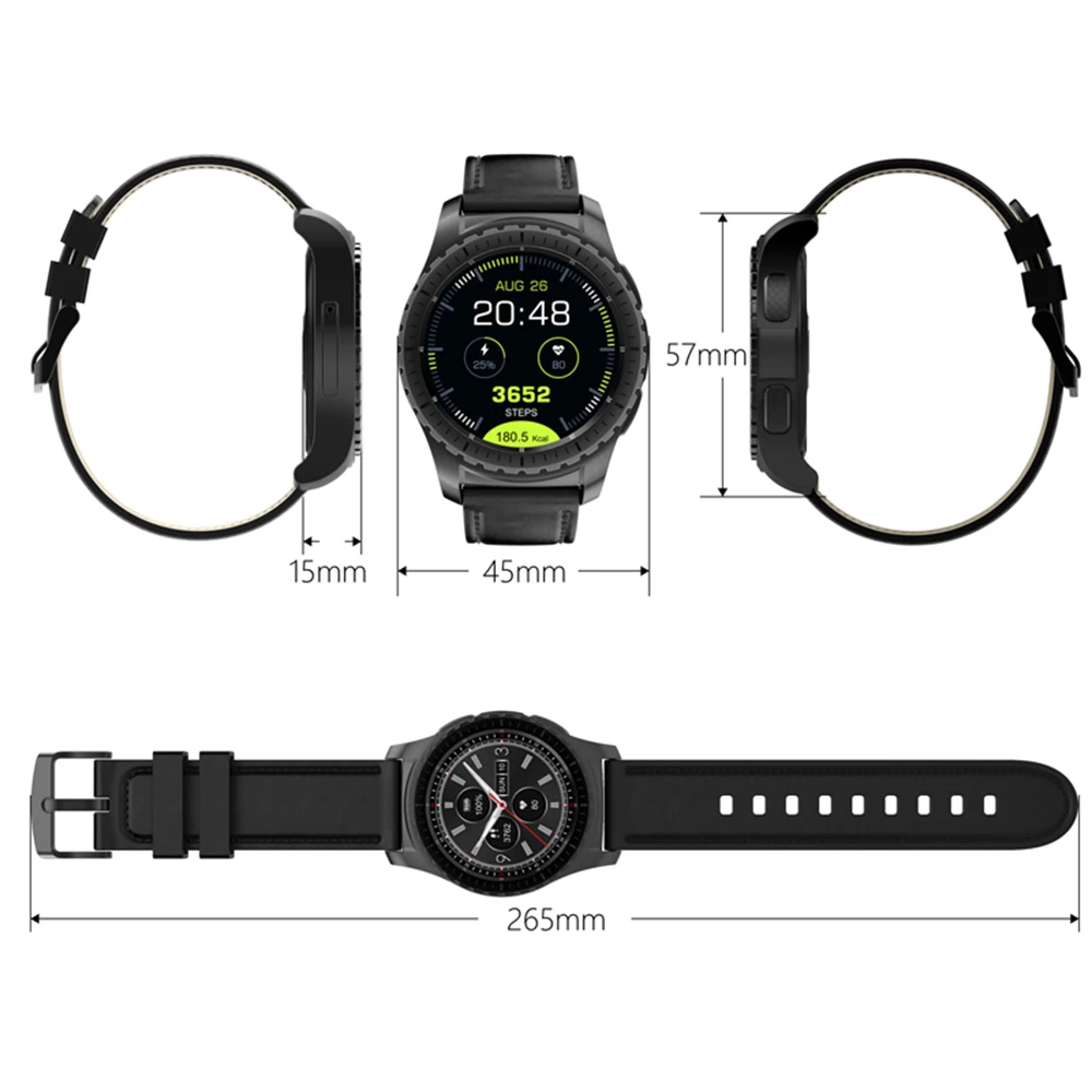 Kaimorui Bluetooth Smart Watch KW28 Support SIM/TF Card Men Smartwatch Fitness Tracker Heart Rate Clock For Android IOS Phone Kaimorui Bluetooth Smart Watch KW28 Support SIM/TF Card Men Smartwatch Fitness Tracker Heart Rate Clock For Android IOS Phone