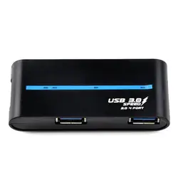 Высокое качество скорость USB 3,0 концентратор новый тип 4 порта USB Подставка для концентратора 1 ТБ жесткий диск ПК ноутбук