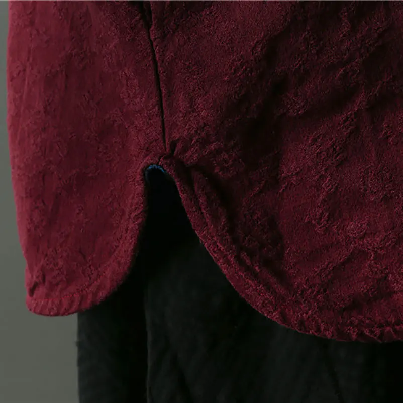 runback Jacquard Jacket Women Linen Plus Size Cardigan Long Sleeve Autumn Vintage Navy Jackets Woman Winter 2018 Coats