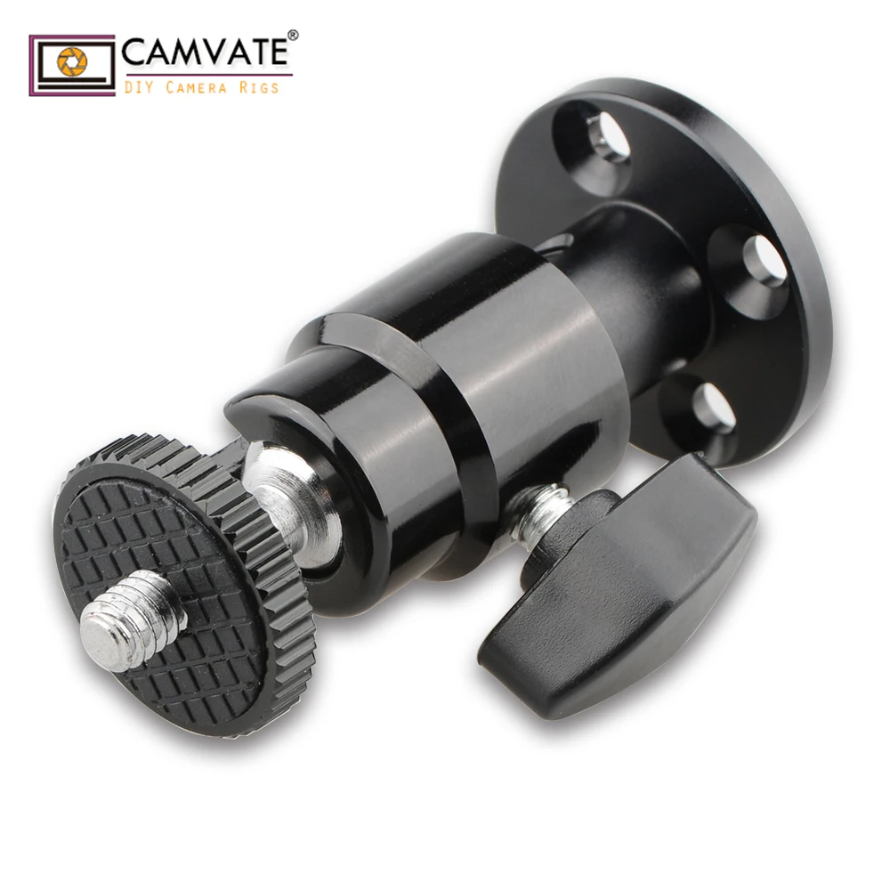 CAMVATE 1/4 &quot 20 крепление МНИ шаровой головки стена потолочное Поддержка кронштейн