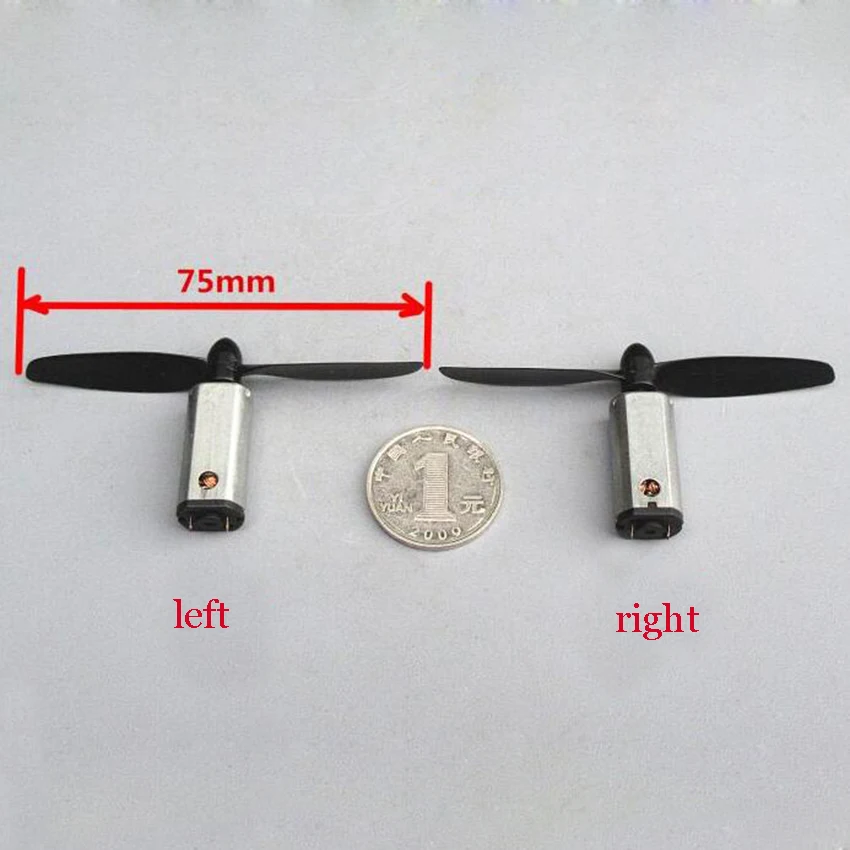 

2pcs Strong magnetic high speed motor carbon brush motor 3.7V N50 Mini DC Motor 40000RPM DIY model airplane With pulp