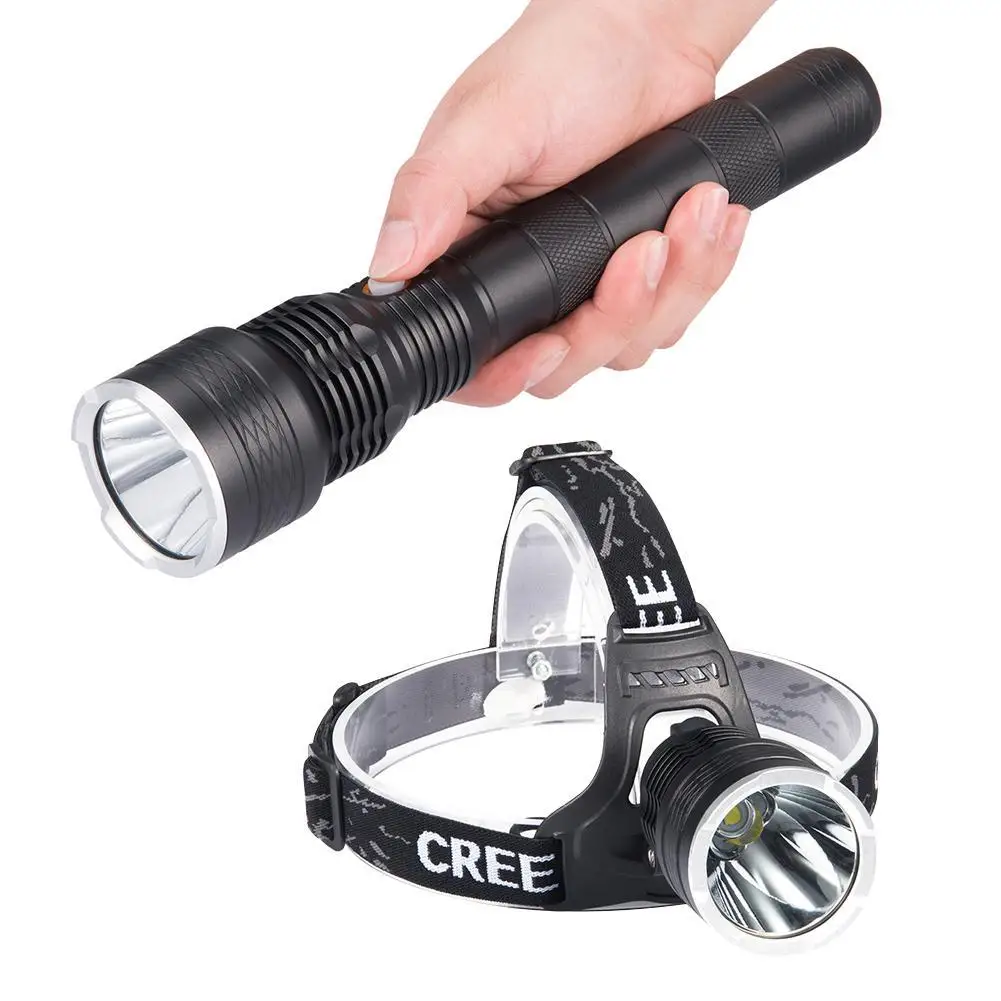 

Bright 50000LM XH-P50 LED 3-modes Headlamp 18650 Flashlight Head Torch